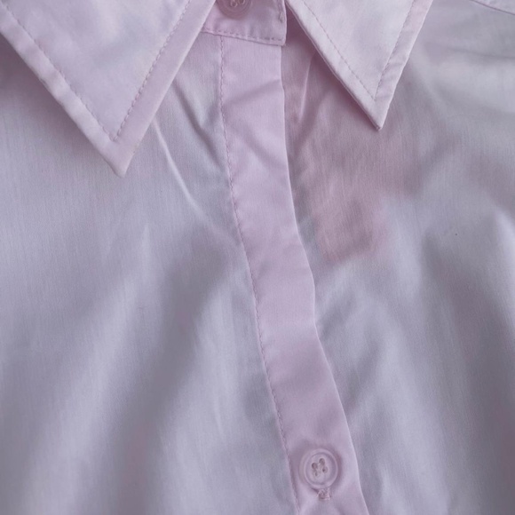 Rosa York Professional Attire Pink Button Down Top - Picture 2 of 8